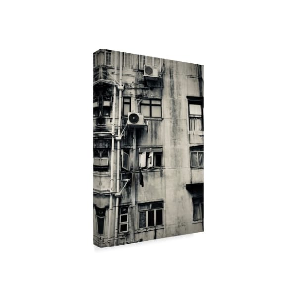 American School 'Hong Kong Building Black And White' Canvas Art,22x32